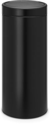 Poubelle manuelle BRABANTIA Touch Bin new 30L matt black