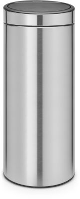 BRABANTIA Poubelle de cuisine 30l matt black - 115301 pas cher