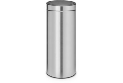 Poubelle manuelle BRABANTIA Touch Bin new 30L matt steel