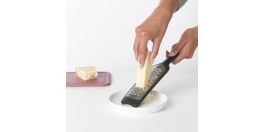 Râpe BRABANTIA Rape coupe fine plus etui - Dark Gr