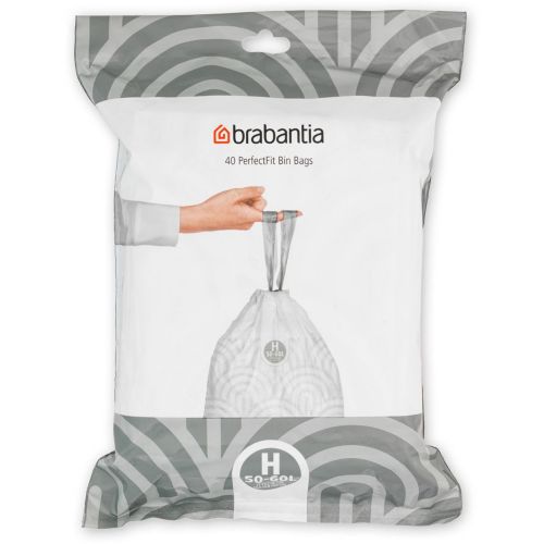 Sac poubelle BRABANTIA PerfectFit H 50 60L 40 sacs