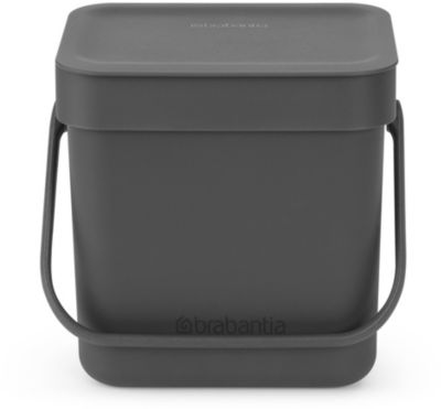 Seau à compost BRABANTIA Sort & Go 3L - Gris