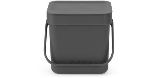 Seau à compost BRABANTIA Sort & Go 3L - Gris