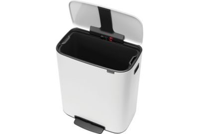 Poubelle BRABANTIA Bo a pedale 60L Blanc