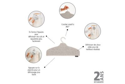 Cintres BRABANTIA Cintre pour défroisseur Grey