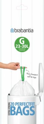 Sac poubelle G PERFECTFIT 23-30 l, 40 pc, Brabantia 