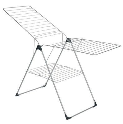 Etendoir à linge BRABANTIA en T sur pied 20 mètres