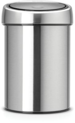 Poubelle manuelle BRABANTIA Touch Bin 3L Matt steel Poubelle manuelle BRABANTIA Touch Bin 3L Matt steel