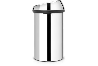 Poubelle manuelle BRABANTIA 60 L Touch Bin Brilliant steel