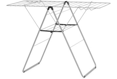 Etendoir à linge BRABANTIA Hang on 20m Metallic Grey
