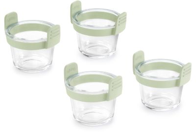 Lot LEKUE x4 mini tasses en verre