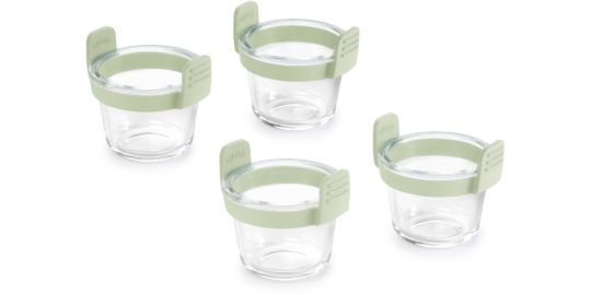 Lot LEKUE x4 mini tasses en verre