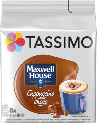 Dosette TASSIMO Café Maxwell House Cappuccino Choco X8