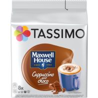 Dosette TASSIMO Cafe Maxwell House Cappuccino Choco X8