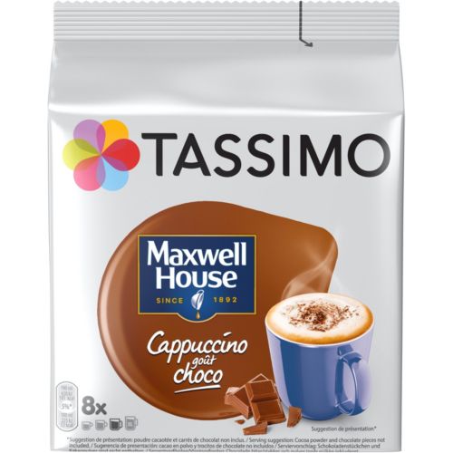 Dosette TASSIMO Café Maxwell House Cappuccino Choco X8