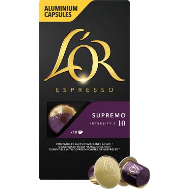 Capsules L'OR Espresso Cafe Supremo 10 X10