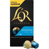 Capsules L'OR Espresso Cafe Decafeinato 6 X10