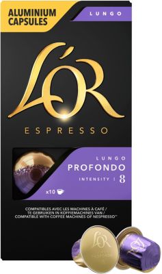 Capsules L'OR Espresso Café Lungo Profundo 8 X10