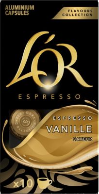 Café moulu L'OR Espresso VANILLE x10 52g