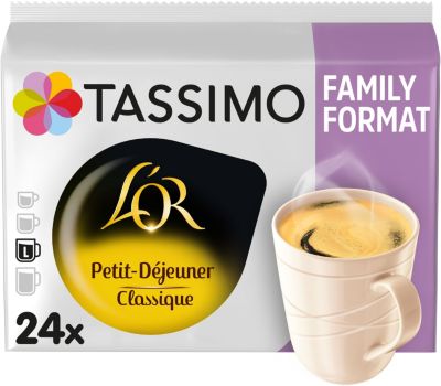 Dosette TASSIMO Petit Déjeuner CLASSIQUE x24