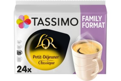 Capsules TASSIMO Petit Déjeuner CLASSIQUE x24