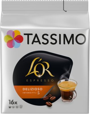 Dosette TASSIMO Café L'OR Espresso Delizioso X16
