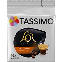 Dosette TASSIMO Café L'OR Espresso Delizioso X16
