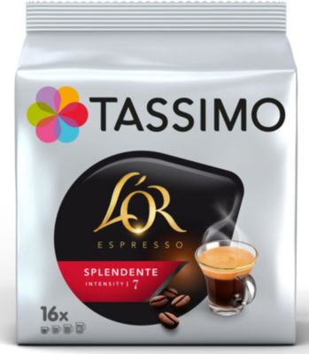 Dosette TASSIMO Café L'OR Espresso Splendente X16