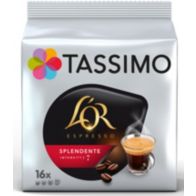 Dosette TASSIMO Cafe L'OR Espresso Splendente X16