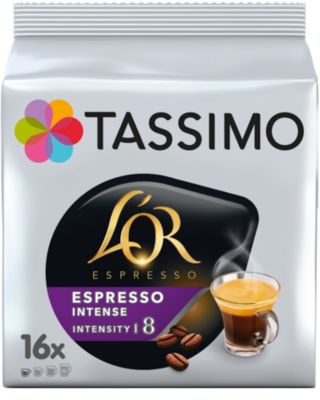 Dosette TASSIMO espresso intense x16