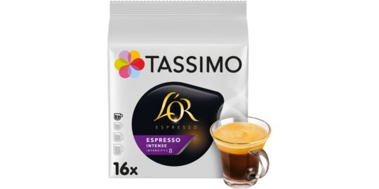 Dosette TASSIMO espresso intense x16
