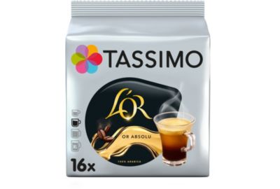 Dosette TASSIMO Café Long ABSOLU 104g 16 Tasses