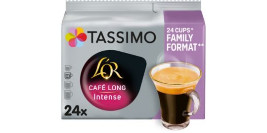 Capsules TASSIMO Café Long INTENSE x24