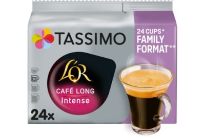 Capsules TASSIMO Café Long INTENSE x24