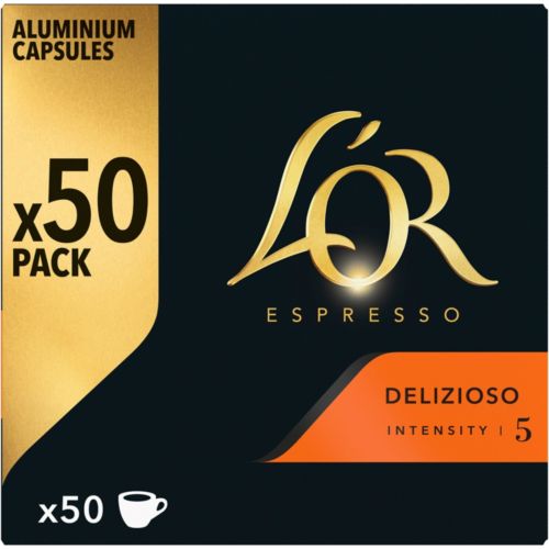 L'Or Capsules de café espresso en aluminium, Delizioso, Intensité 5 
