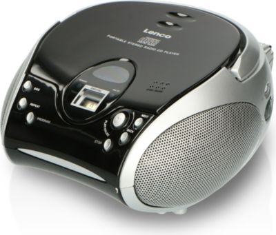 Radio FM LENCO SCD-24 Black/Silver