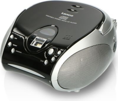 Radio FM LENCO SCD-24 Black/Silver