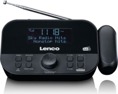 Radio réveil LENCO CR-615BK