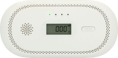 Détecteur de fumée ALECTO Écran LCD Alarme 85 dB Puissant