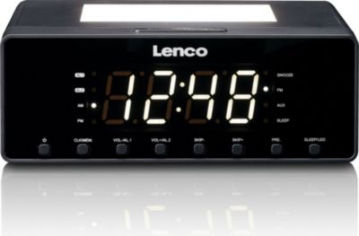 Radio réveil LENCO CR-540BK