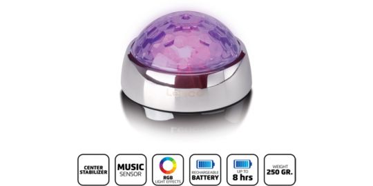 Centreur LENCO Stabilisateur vinyle avec effet lumineux