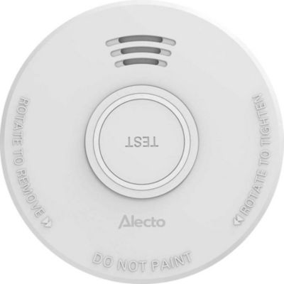 Détecteur de fumée ALECTO Photoélectrique avec Alarme 85 dB