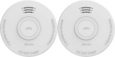 Détecteur de fumée ALECTO Photoélectriques Autonome Alarme 85 dB