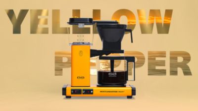 Voir la vidéo pour Cafetière filtre MOCCAMASTER Yellow Pepper