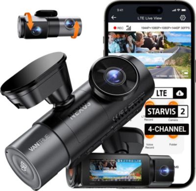 Caméra de surveillance VANTRUE Nexus 5S 4ch 2.7K+1080P+1080P+1440P
