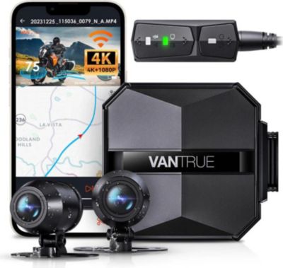 Caméra de surveillance VANTRUE Falcon 1 2ch 4K+1080P Moto
