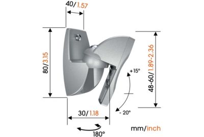 Support enceinte VOGEL