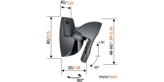 Support enceinte VOGEL