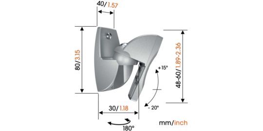 Support enceinte VOGEL