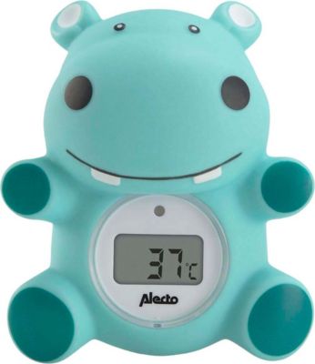 Thermomètre ALECTO de bain et d'ambiance Hippopotame